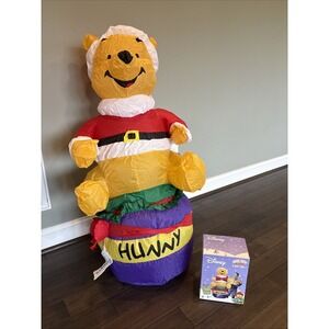 2004 Gemmy Christmas Disney Winnie The Pooh Hunny‎ Inflatable 4FT Indoor Use